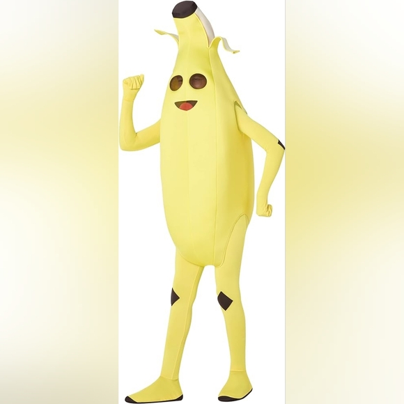 Fortnite Peely Costume Size Medium 8-10 🍌 Boys Halloween Costume Banana - Picture 1 of 9